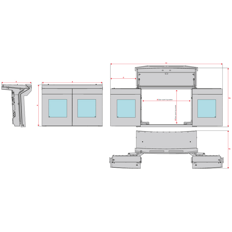 Hatches pantograph system 2392.07